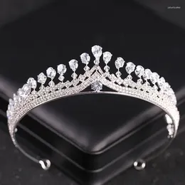 Hair Clips Luxury Crystal Crown Tiara Party Rhinestone Prom Diadem Bridal Wedding Accessories Jewelry Tiaras And Crowns For Women Gift