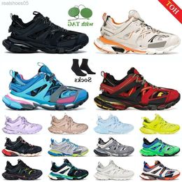 Factory direct sale Fashion Track 3 Casual Shoes Triple s 3.0 Platform Black White Dark Cool Grey Cement Beige Rainbow Shadow