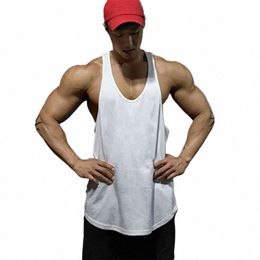 new Brand Mens Mesh Fitn Clothing Gym Stringer Tank Top Men Bodybuilding Vest Workout Singlets Running Sleevel Shirt A3dz#