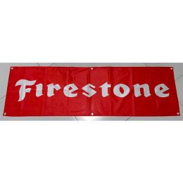 Accessories 130GSM 150D Polyester Material FireStone Tires Banner 1.5*5ft (45*150cm) Advertising decorative Racing Car Flag