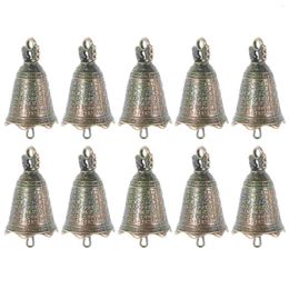 Party Supplies 10 Pcs Dragon Bell Accessories Wind Chime Small Vintage Charm Home Decor DIY Pendants Metal Tiny Bells