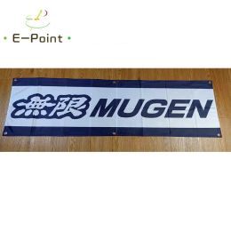 Accessories 130GSM 150D Material Japan Mugen Power Banner 1.5ft*5ft (45*150cm) Size for Home Flag Indoor Outdoor Decor yhx094