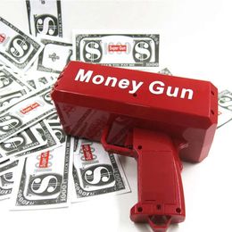 PCS Play Make 100 It Rain Cash Shooter Spray Money Gun Toy