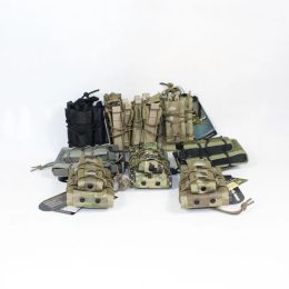 Bags EMERSON Double Rifle Magazine Pouch military army bag MOLLE EM6346 multicam black coyote brown OD ATFG AOR2 KH Hunting Mag