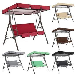 Decorations Swing Cushion Canopy Cover Set Replacement For Patio Garden Yard 3 Seater Chair Waterproof Covers Hammock Cushion For Outdoor