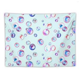 Tapestries Watercolour Bubbles Tapestry Wallpapers Home Decor Room Aesthetic Accessories On The Wall