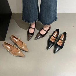 Casual Shoes Bailamos Spring Brand Women Velvet Flats Fashion Slip On Shallow Point Toe Dress Ladies Ballet Classic Loafe