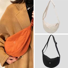 Designer 23ss Lululemens Bag Women Same Style Oblique Cross Bun Leisure Yoga Nylon shoulder yoga sport Luxury lulu Crossbody bag HGYREC