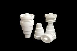 Domeless Ceramic Nail 10mm14mm 18mm 6 in 1 Chinese Ceramics Nais Banger Nail for Vaporizer Vaping Ceramic E Naill Smoker Access1796449
