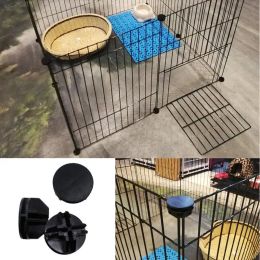 Cages DIY Combination Wire Mesh Pet Cage Dog Cat Rabbit Cage Multi Function Fence Iron Cage Guinea Pig Metal Hamster Cages Pet Fence