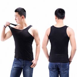 men Tank Tops Modal Muscle Vest Undershirt Plus Size 150KG 6XL 7XL 8XL Sleevel Solid Oversized Stretch Summer Basic Underwear J0gZ#