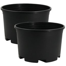 Planters 2 Pcs Pots Indoor Plastic Nursery Plants Squat Extra Large Trees Garden Planters Flower Planting Big