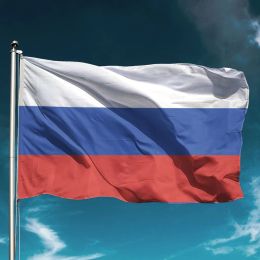 Accessories Russia Flag Waterproof National Hold Banner Flying Polyester Outdoors Decor Garden Decoration Wall Backdrop State Cheer Glad