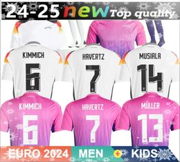 24 25 HAVERTZ BRANDT SANE Soccer Jersey 2024 Euro Cup Germany National Team Football Shirt 2025 Men Kids Kit Set Home White Away Purple GNABRY MULLER HOFMANN