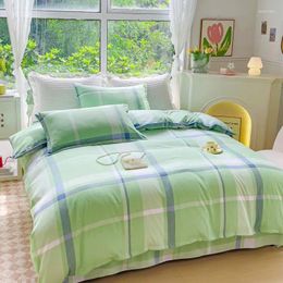 Bedding Sets Small Fresh Bed Sheets Duvet Covers Pillowcases Four Piece Set Twill Soft Skin Friendly