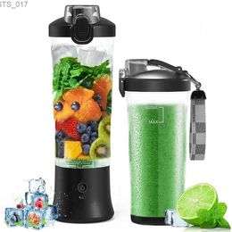 Juicers Xiaomi Portable Mixer 600ML Electric Juice Maker Mini Fruit Mixer 6 pieces used for vibrating and smoothing juice makersL2403