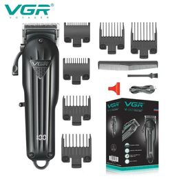 VGR Hair Clipper Professional Cutting Machine Trimmer Adjustable Cordless Rechargeable V 282 240315