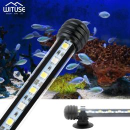 Lightings Blue/white 19/28/38/48cm Submersible Lighting Lamp Led Aquarium Light Fish Tank Light Stick For Fish Tank Waterproof Lamp