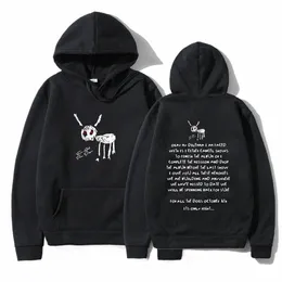 rapper Drake per All The Dogs Lettera Felpa con cappuccio da uomo Hip Hop Vintage Pullover Felpa Fi Casual Oversize con cappuccio Streetwear s3KZ #