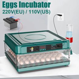 Accessories Mini Household Automatic Intelligent Double Power Incubator For Chicken,Duck,Goose,Pigeon,Peacock And Parrot Egg Fully Incubator