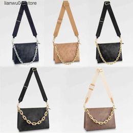 Evening Bags Designer handbag M57790 M57783 women designer bag emboss stamp purse Genuine leather shoulder Bag woman luxury Q240225
