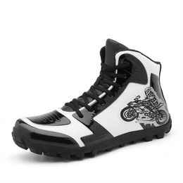 HBP Non-Brand High Standard Best Selling Motorcycle Riding Shoes Men New Design Motorbike Boots