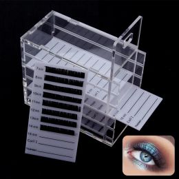 Eyelashes 5 Layers Acrylic Eyelash Storage Box Tablet Lash Holder Case Display Makeup Organiser Grafting Eyelashes Extension Tools