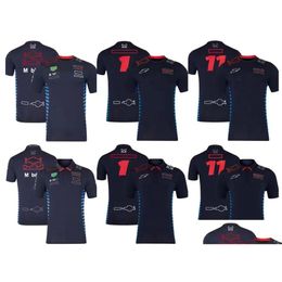 Motorcycle Apparel 2024 New F1 Racing Shirt Summer Team Short Sleeve T Same Customised Drop Delivery Automobiles Motorcycles Accessori Otbcu
