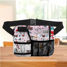 Waist Bags You're My Person Printed Multi-pocket Belt Bag Gift Female Stethoscope Storage Adjustable Strap