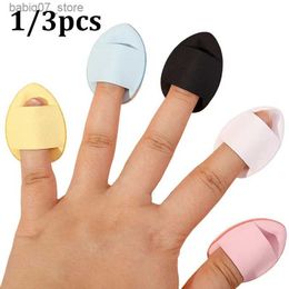 Sponges Applicators Cotton 1/3 mini finger cosmetics puff makeup sponge wet dry use of concealer basic powder blusher details powder puff professional tools Q240325