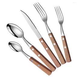 Flatware Sets Stainless Steel Cutlery Serving Utensils Fork Parties Buffet Party Tableware Spoon And