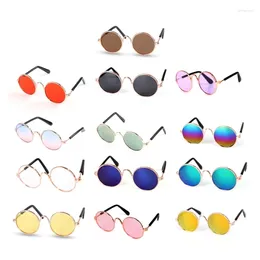 Dog Apparel Cat Sunglasses Small Dogs Glasses Retro Circular Eyewear Costume Accessories