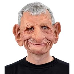Masks Middle Aged and Elderly People Man Latex Face Mask Halloween Party Ball Makeup Performance Props