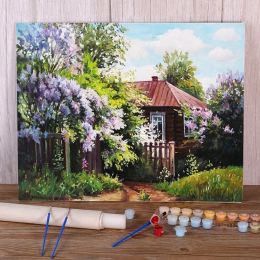 Number Landscape Nature Painting By Numbers Set Oil Paints 40*50 Picture By Numbers Photo Home Decoration Crafts For Adults For Art