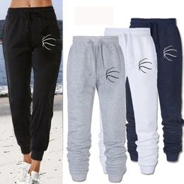 Fashion Womens Printed Trousers Long Pants Unisex Ladies Casual Sweatpants Soft Sports Female Jogging 240309