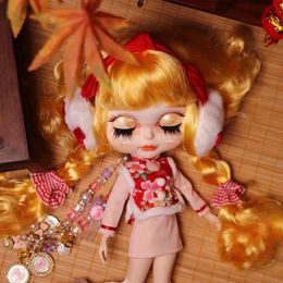 Little Buns ICY DBS Blyth Doll Plumpy Matte Face 16 BJD Azone S Anime Girl 240311