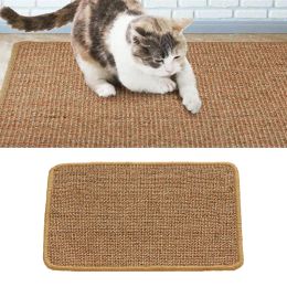 Scratchers 1PC Cat Scratch Mat Natural Sisal Climbing Tree Chair Table Mat Cats Scratcher Kitten Pad Pet Play Toys Supplies