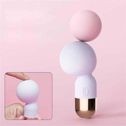 Hip Mini Stick Womens Masturbation Device clitoral stimulation pounding vibration Stick adult sex toys products 231129