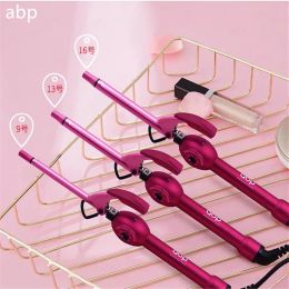 Irons ABP Professional Hair Curler Curling Iron Purple 9mm32mm Purple Small Roll Wool Curlers Curling iron for afro Curls 110v220v