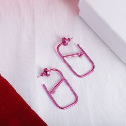 Warren Earrings stud jewelry designer, purple earrings make women more attractive