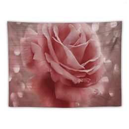 Tapestries Vintage Dusty Rose Tapestry Decoration For Home House Decorations Room Aesthetic