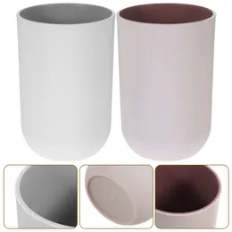 Mugs 2 Pcs Mouthwash Cup Bathroom Tumbler Drinking Brush Cups Toothbrush Lovers Holders