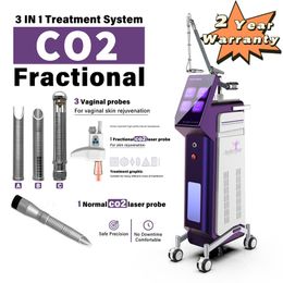 Professional CO2 Laser Fractional Face Machine for Acne Scars Skin Resurfacing Pigment Wrinkles Removal CO2 Laser Cutter Vaginal Tightening Beauty Device