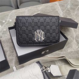 2024 New MLB Square Tidal Dark Pattern Camera NY Embossed Crossbody ins Womens 70% Off Online sales