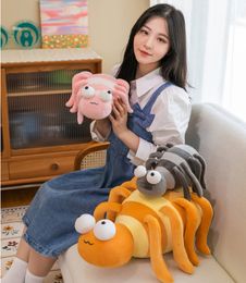 Long Legged Striped Spider Plush Toy New Gift Doll Gifts Girl to Best Friend's Birthday Scratching Doll