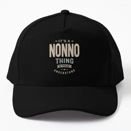 Ball Caps Mens It's A Nonno Thing Funny Dad Grandpa Baseball Cap Trucker Hats Hip Hop Hard Hat Custom Women Men's