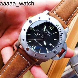 Watch 2024 Panerass Luxury Designer Watches for Mens Mechanical Wristwatch Men Fashion Leather Calendar Gentleman Watch 8m4z Luminoss