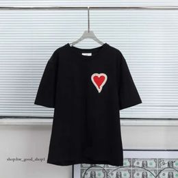 Amis T Shirt Men's T-shirts Summer 100% Cotton Korea Fashion T Shirt Men/woman Causal O-neck Basic T-shirt Male Tops 479