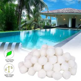 Gravestones 1200g Pool Philtre Balls Ecofriendly Swimming Pool Aquarium Philtre Cleaning Balls Media for Sand Philtres Purified Water Quality