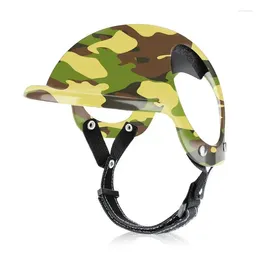 Dog Apparel Pet Motorcycle Hat Outdoor Riding Cat Safety Adjustable Bike Doggy Head Protecting Supplies Small